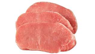 Drei Schweinefleisch-Steaks (verweist auf: Gewährung einer Beihilfe für die private Lagerhaltung von Schweinefleisch)