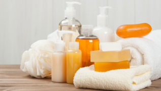 Handtücher, Seifen und Duschgel Handtücher, Seifen und Duschgel