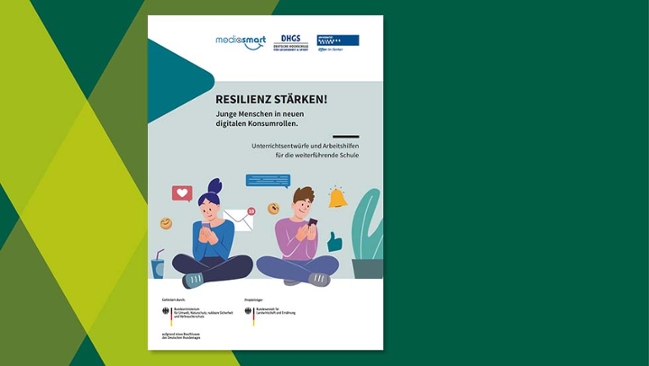 Titelbild der Broschüre "Resilienz stärken" Titelbild der Broschüre "Resilienz stärken"