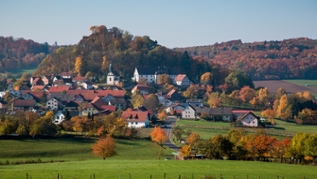 verweist auf: Ländliche Entwicklung Ansicht einer Landschaft aus der Vogelperspektive (verweist auf: Ländliche Entwicklung)