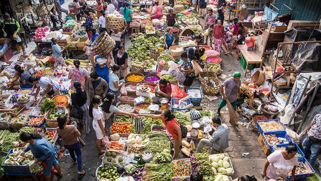 A market in Bali, Indonesia A market in Bali, Indonesia